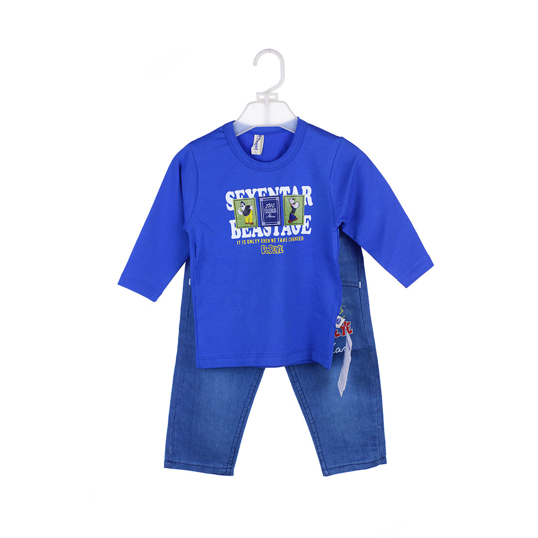 2-Piece Popeye Shirt & Jeans Set for Boys