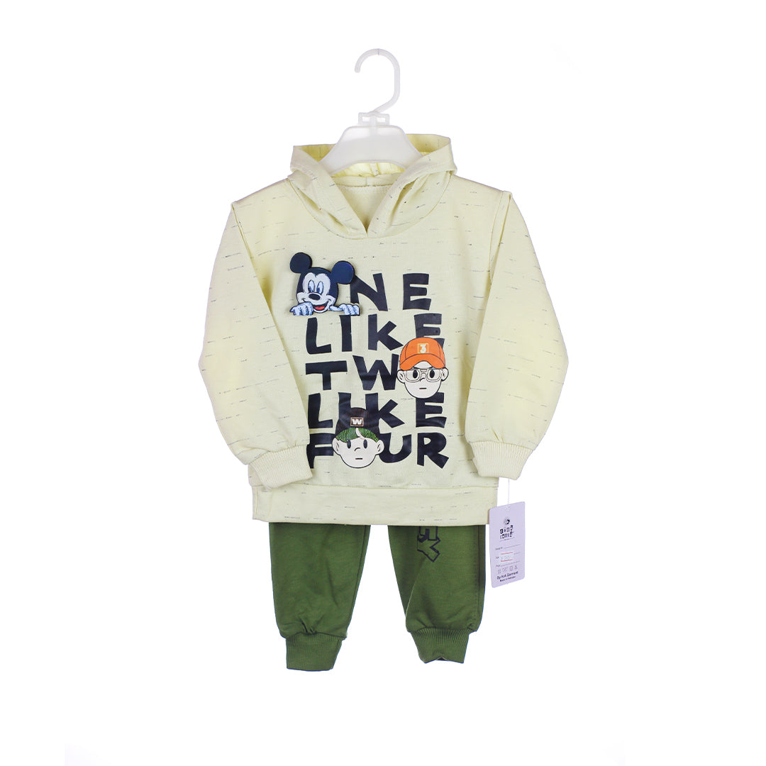 Toddler Boys' Playful Two-Piece Tracksuit