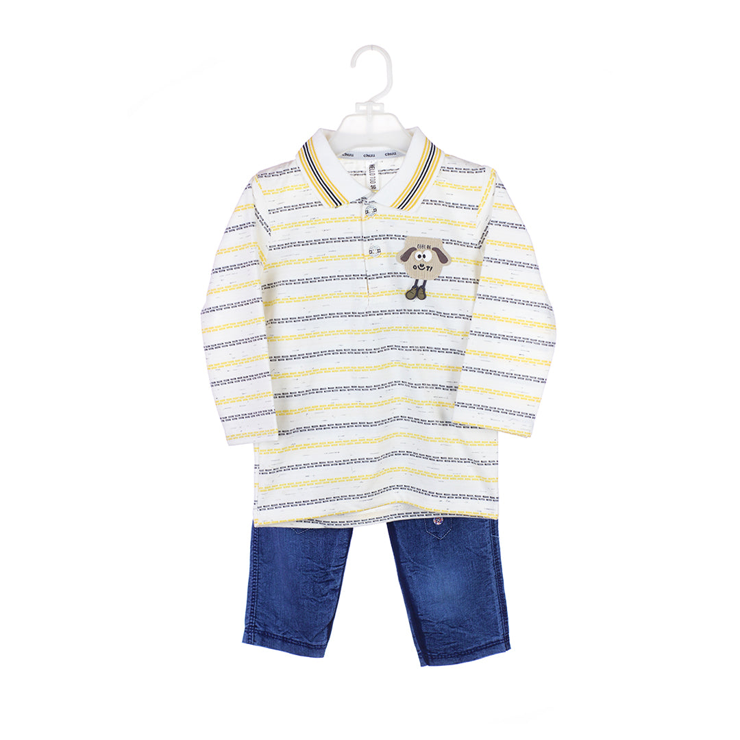 Boys' Polo Shirt and Jeans Set