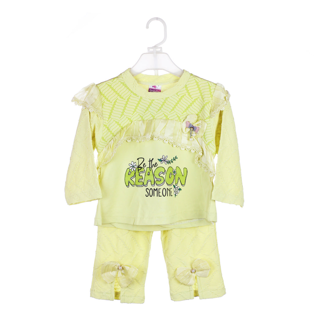Baby Girl 2-Piece Outfit – Top & Trouser