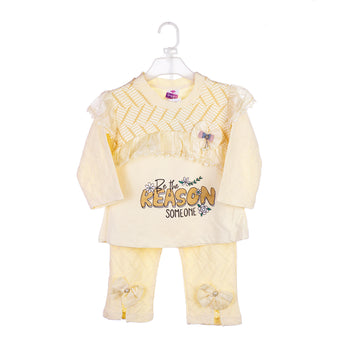 Baby Girl 2-Piece Outfit – Top & Trouser