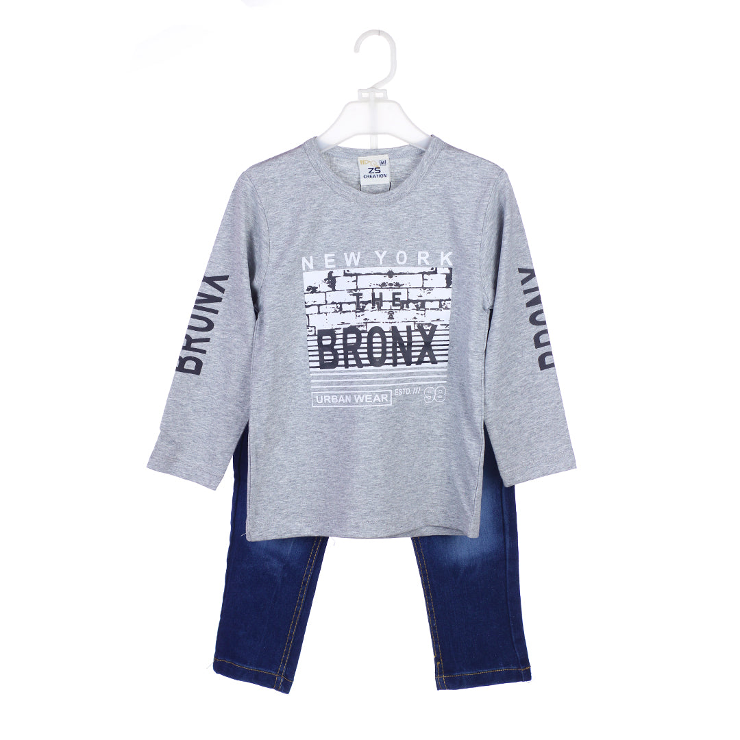 Boys' Bronx Graphic Tee and Jeans Set