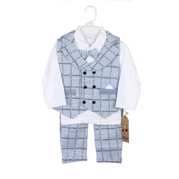 4-Piece Formal Suit Set for Baby Boys