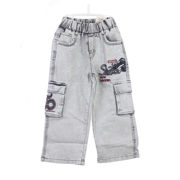 LOOSE FIT CARGO JEANS