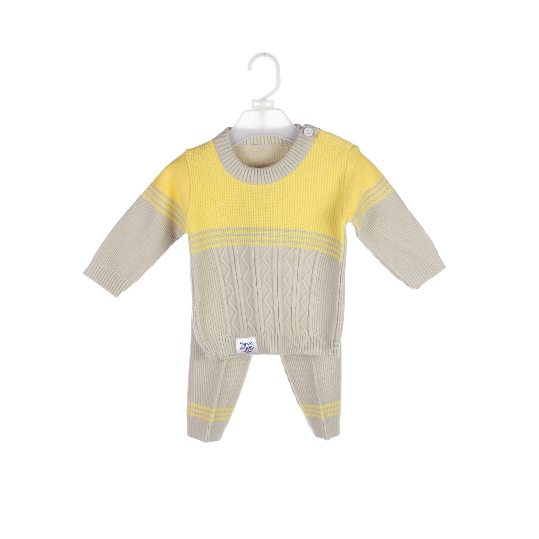 Soft Woolen Two-Piece Set for Baby Boys