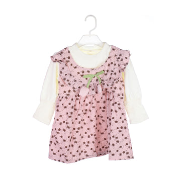 Baby Girl's Pink Floral Frock