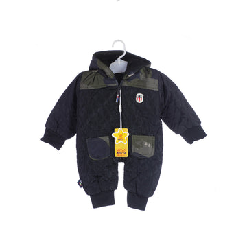 Infant Quilted Hooded Winter Romper