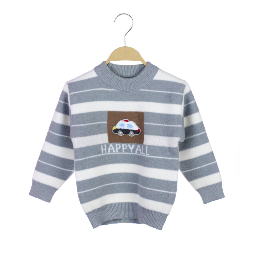 BOY'S WINTER RABBIT WOOL SWEATER