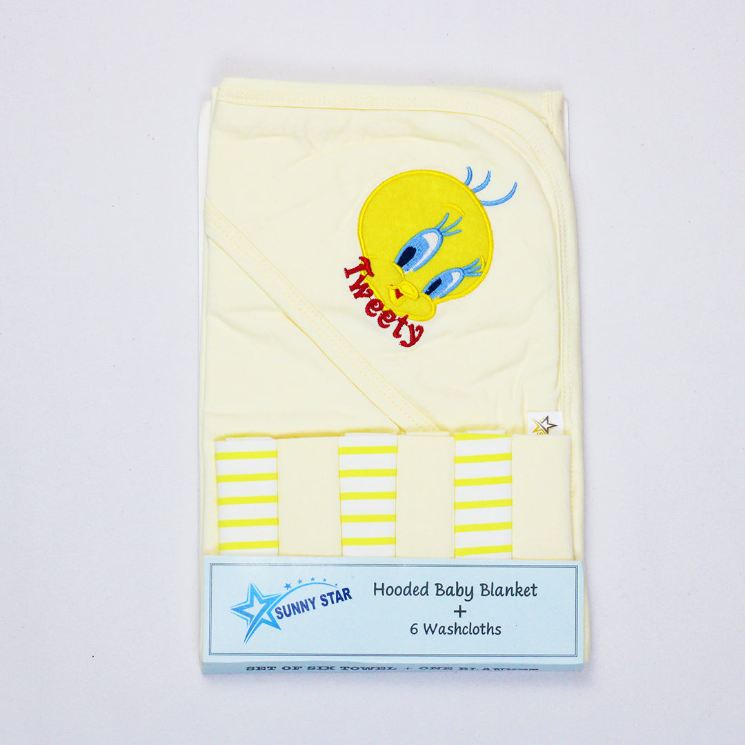 BABY WRAPPING SHEET & FACE TOWEL SET