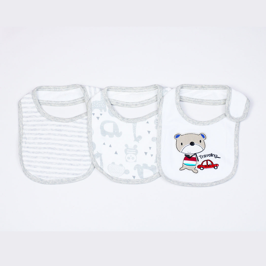 3 Pieces Pack of Bibs