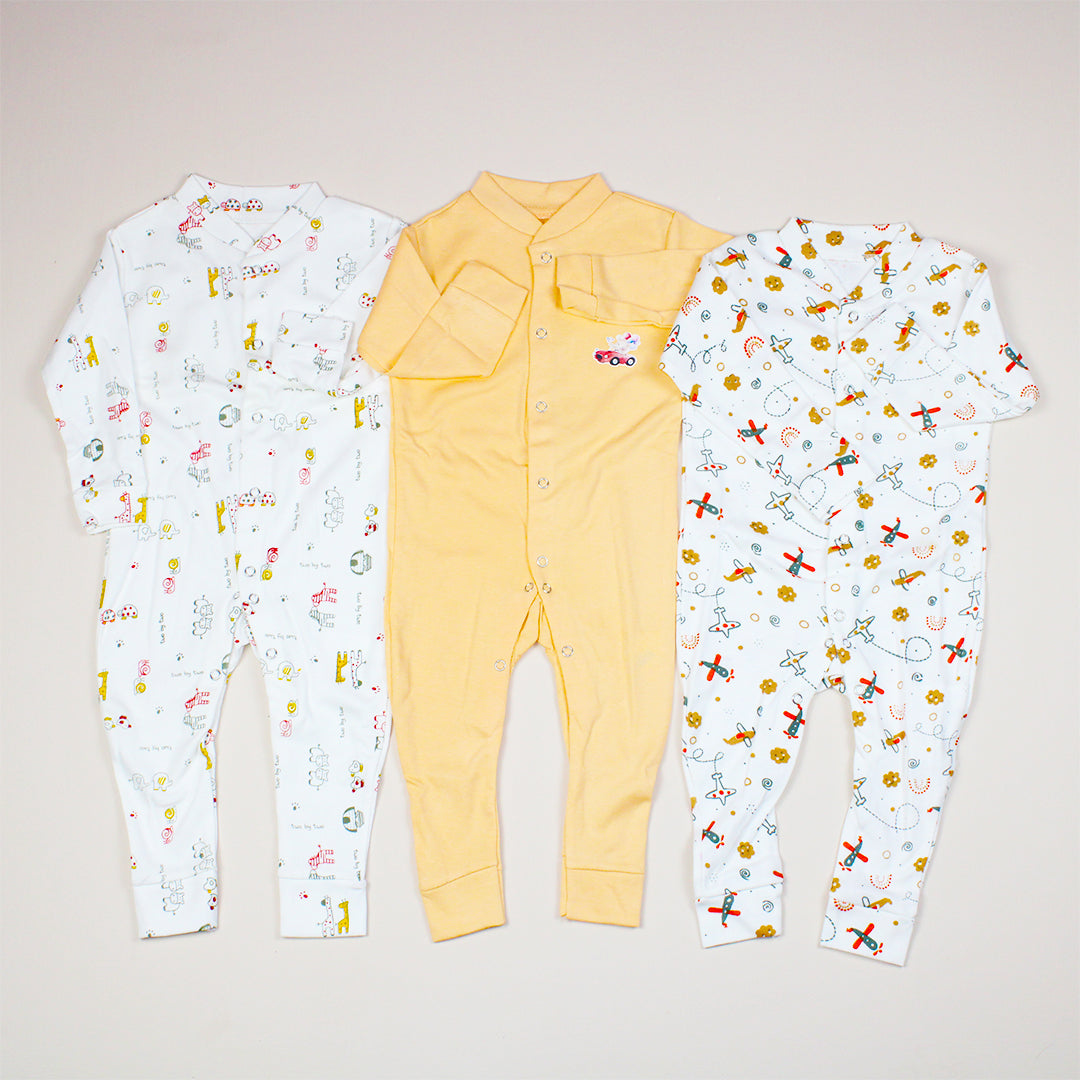 CARTER'S BLUEFLY 3 PIECE SLEEPSUIT