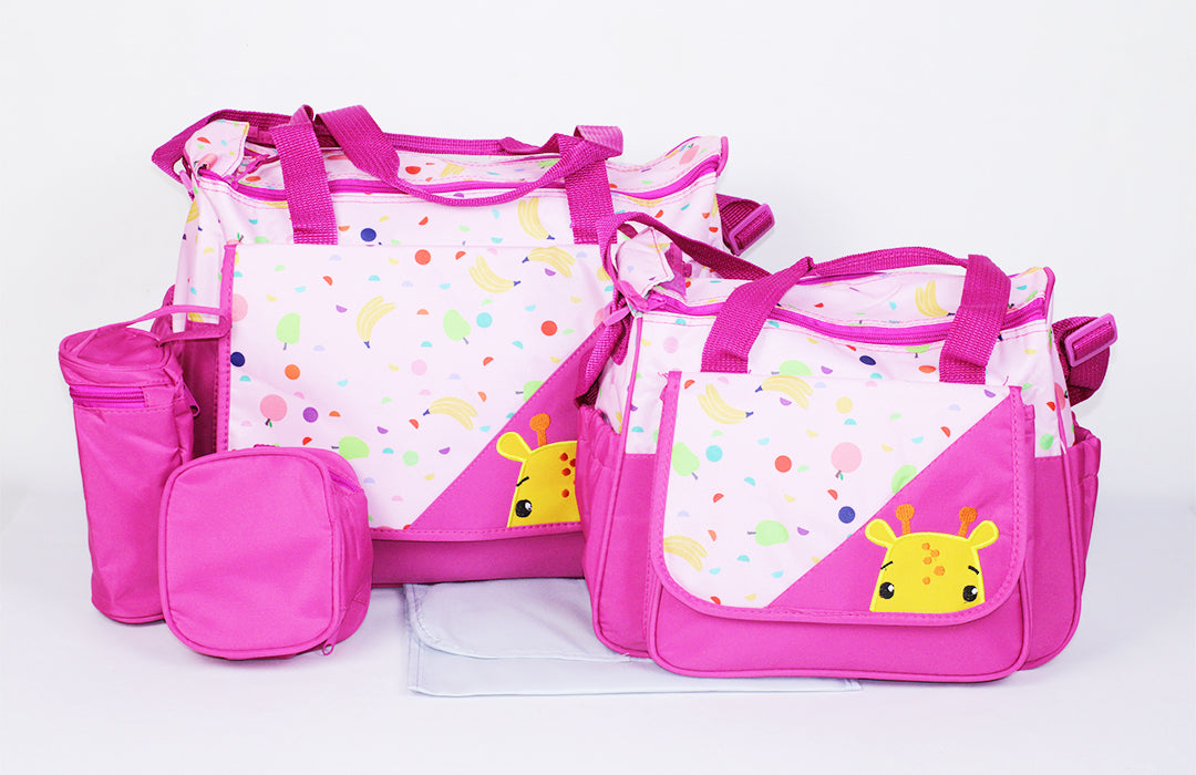 IMPORTED 5 PIECES BABY BAG SET
