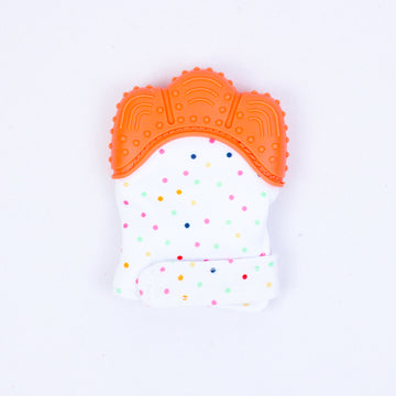 BABY GLOVE TEETHER ORANGE COLOR
