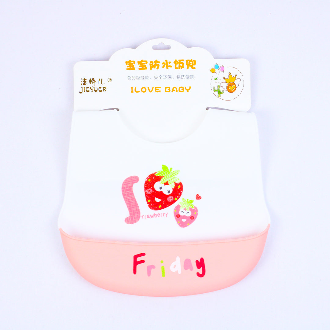SOFT SILICONE BABY POCKET BIB