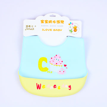 SOFT SILICONE BABY POCKET BIB