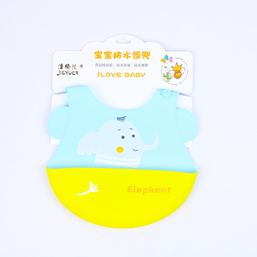 SOFT SILICONE BABY POCKET BIB