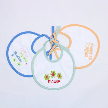 LITTLE JOY 3 PIECE BABY BIB SET