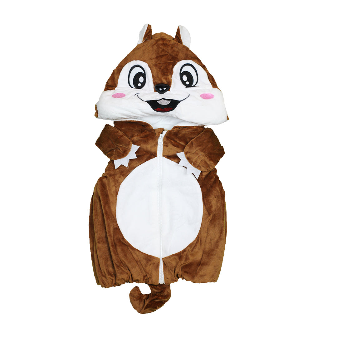 Adorable Squirrel Sleeveless Costume Hoodie