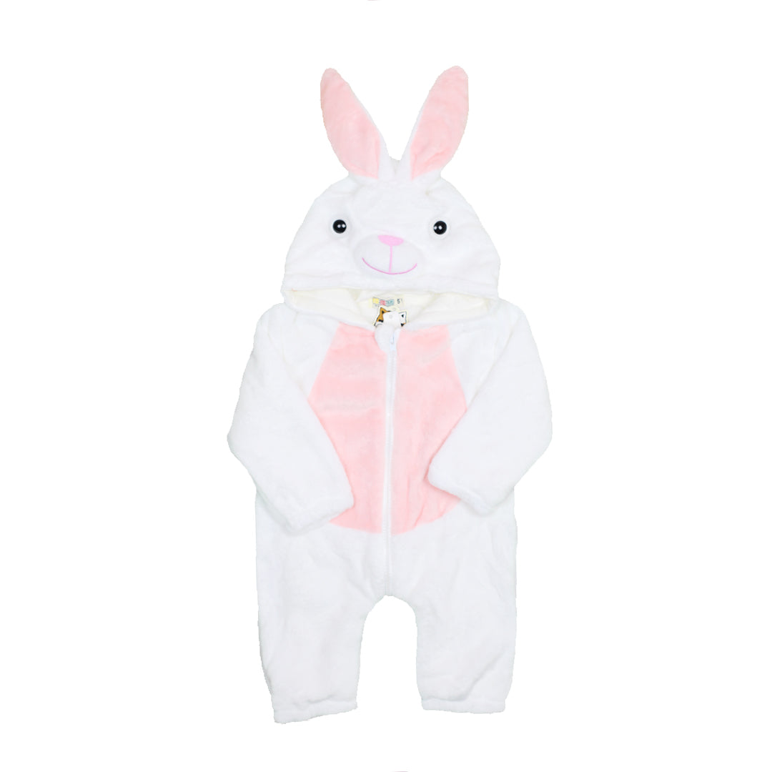 Soft Plush Bunny Character Baby Romper
