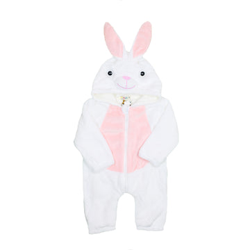 Soft Plush Bunny Character Baby Romper