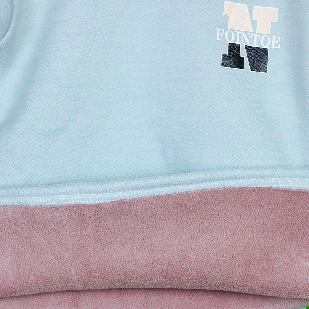 Kids Fur-Lined Tracksuit – Warm & Cozy Winter Wear