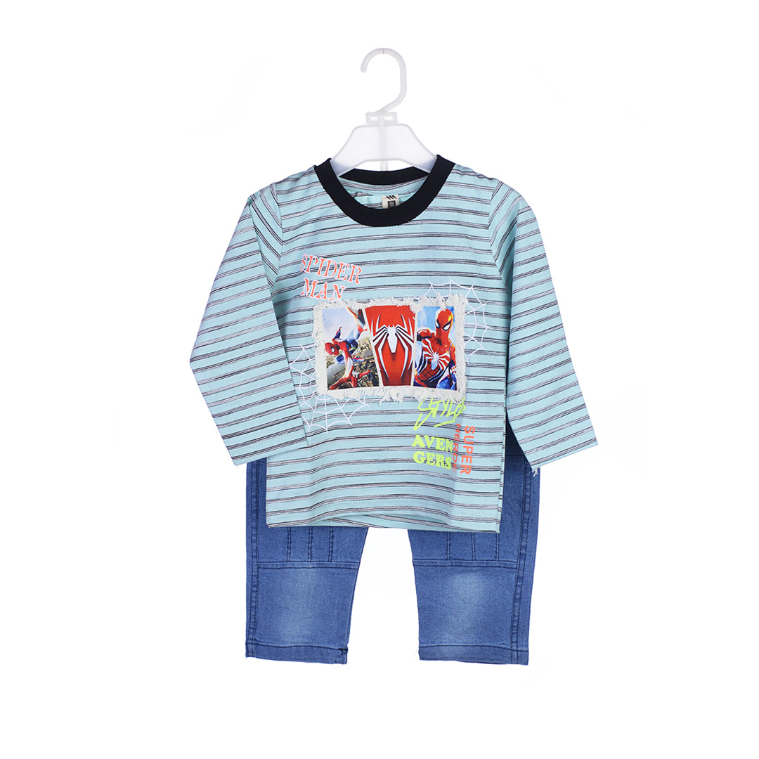 2-Piece Spider-Man Sweatshirt & Jeans Set