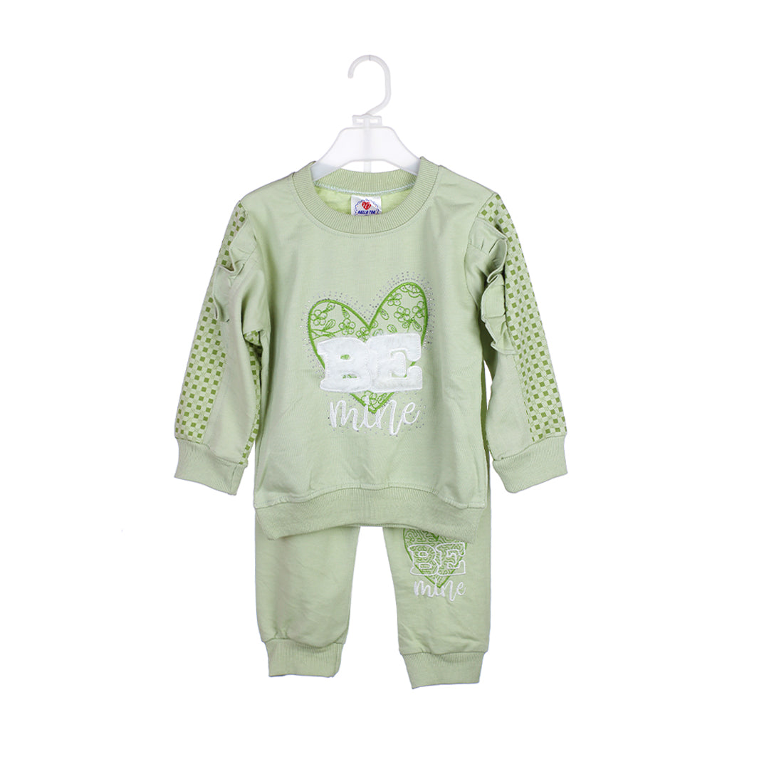 2-Piece "Be Mine" Sweatshirt & Trouser Set