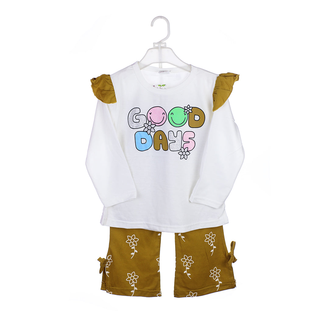 Baby Girl Lightweight Trouser & Shirt Set