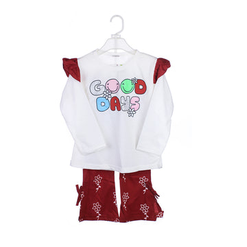 Baby Girl Lightweight Trouser & Shirt Set