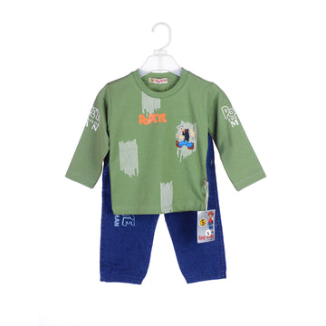 2-Piece Popeye Sweatshirt & Jeans Set