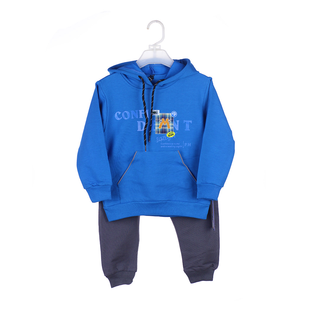 2-Piece "Confident" Hoodie & Jogger Pant Set for Boys