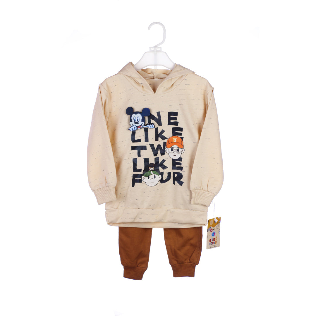 Toddler Boys' Playful Two-Piece Tracksuit