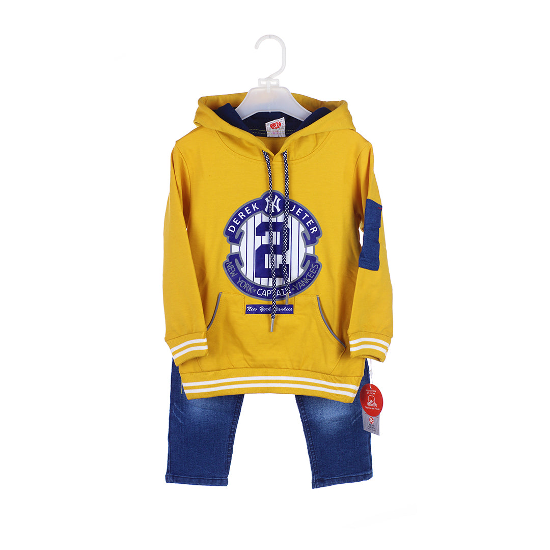 Boys' New York Yankees Hoodie and Jeans Set