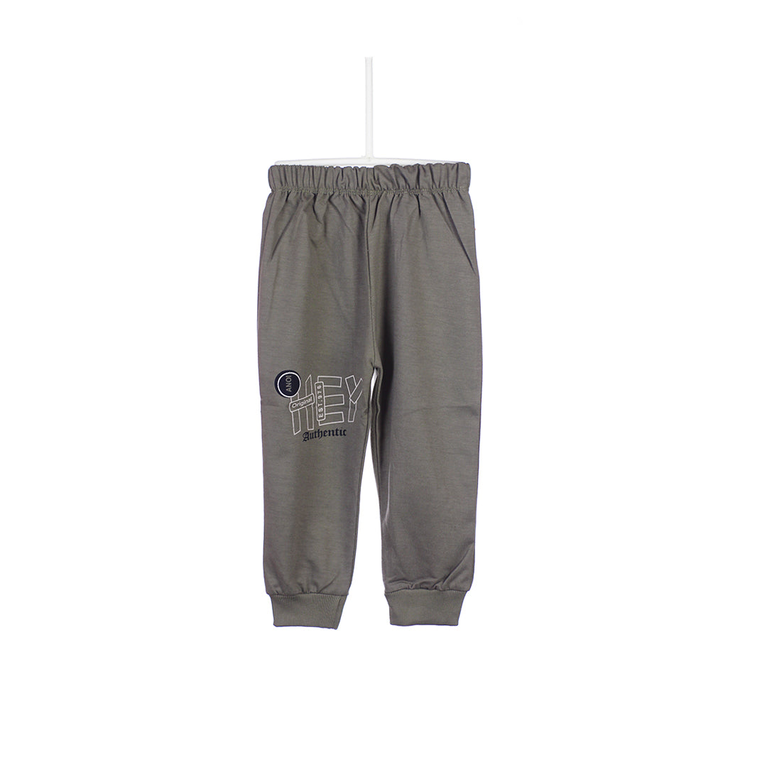 Boys' "Hey" Crewneck and Trouser Set