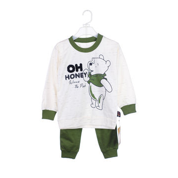 "Oh Honey" Terry Cloth Trouser Shirt