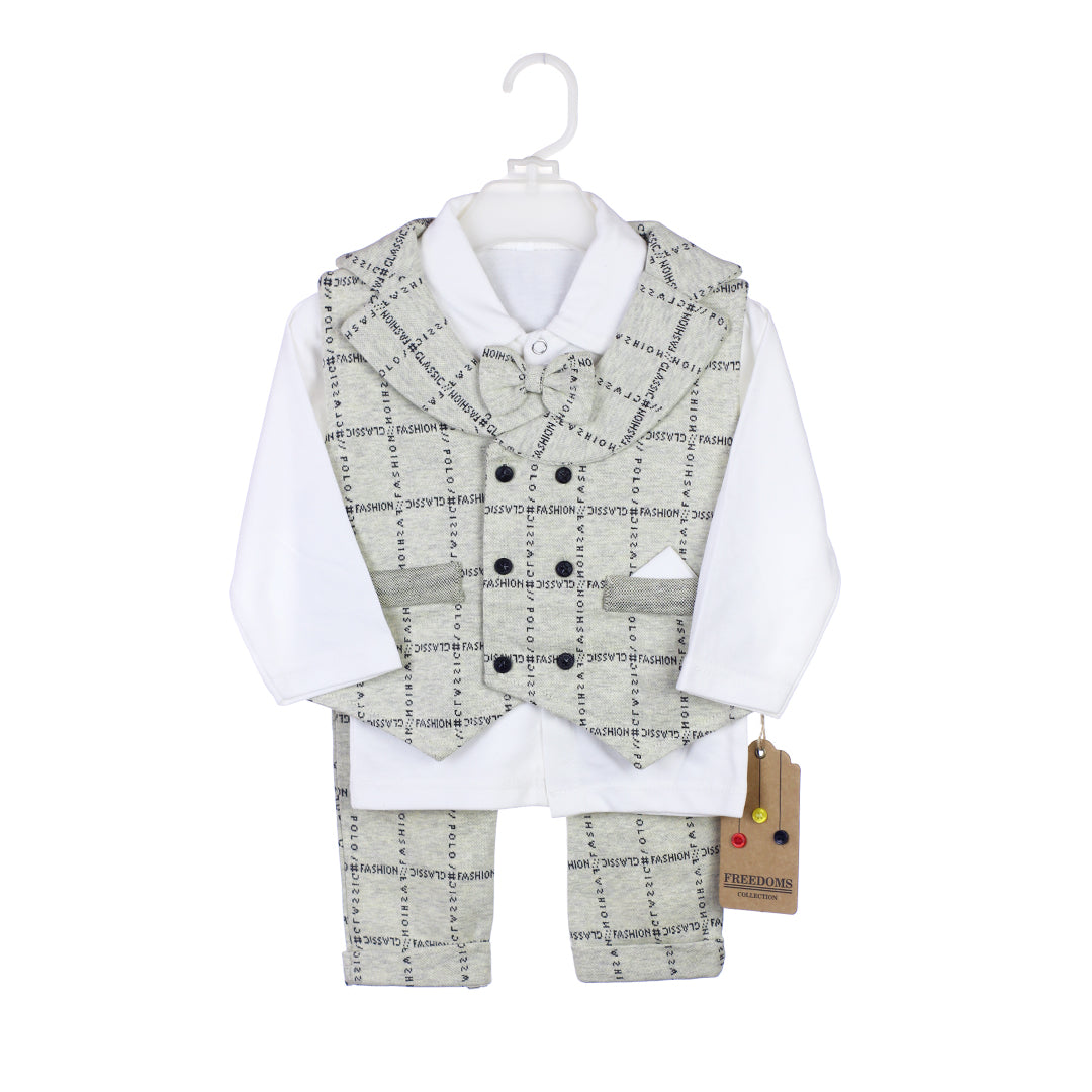 4-Piece Formal Suit Set for Baby Boys