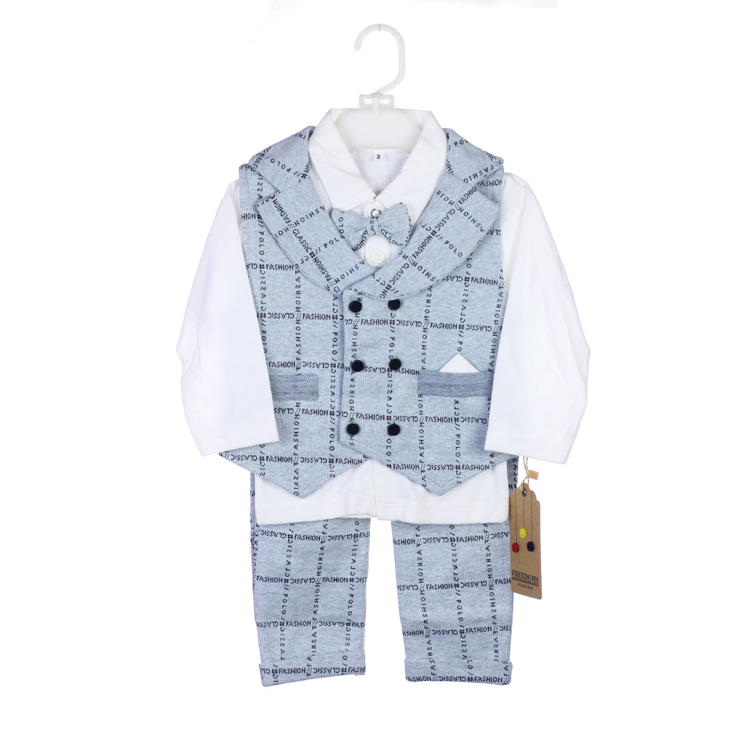 4-Piece Formal Suit Set for Baby Boys