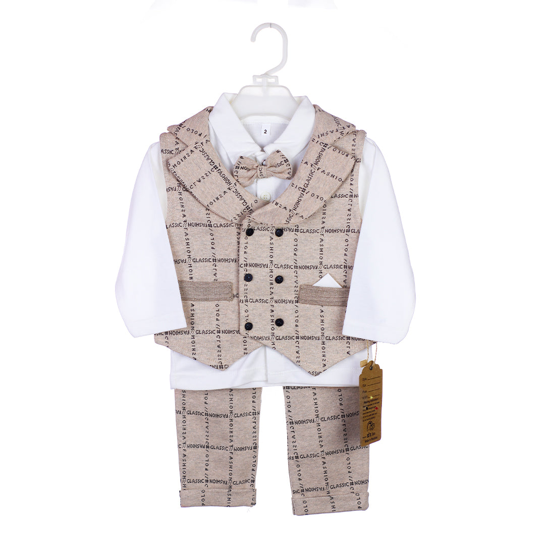 4-Piece Formal Suit Set for Baby Boys