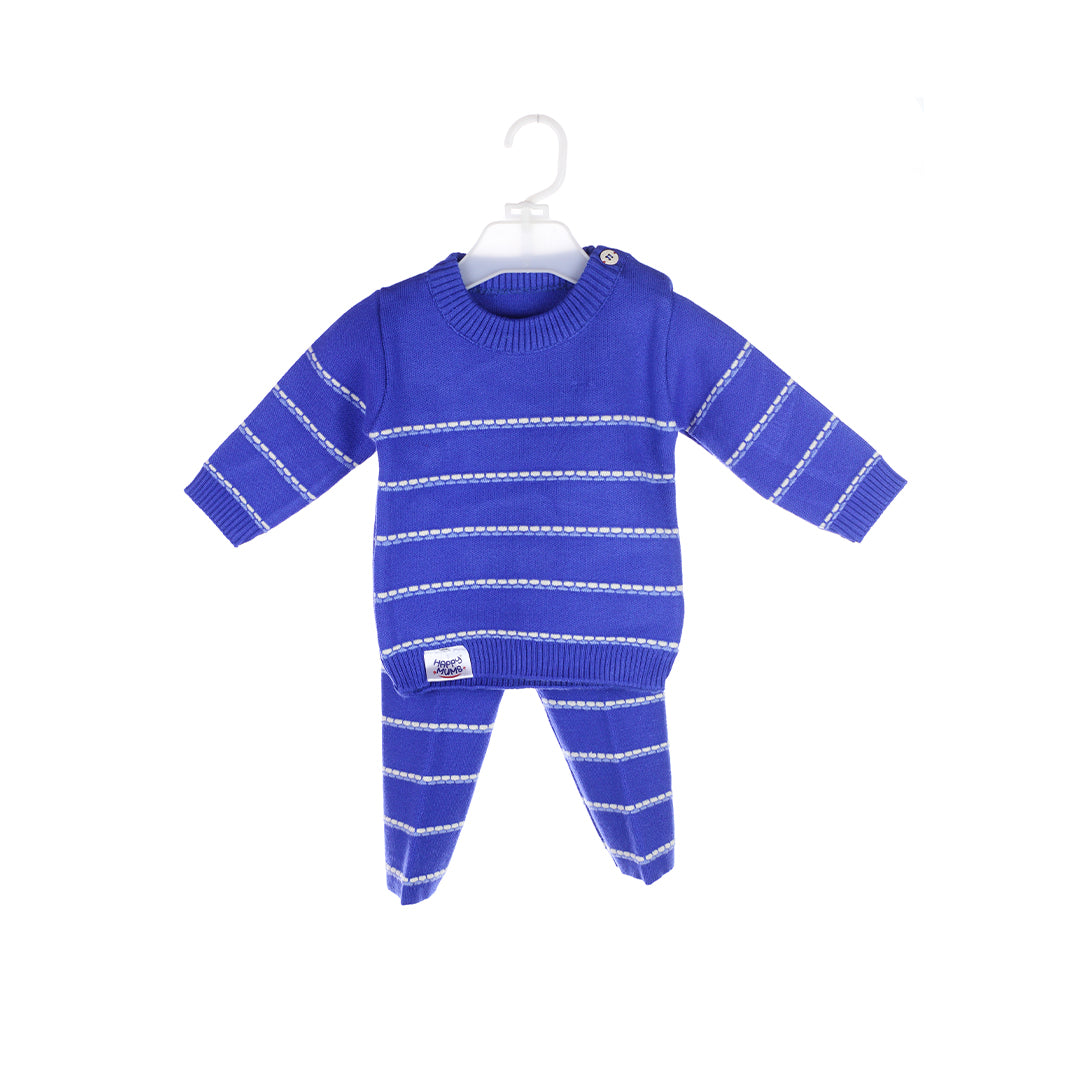 Infant's Classic Striped Knit Sweater and Pants Set