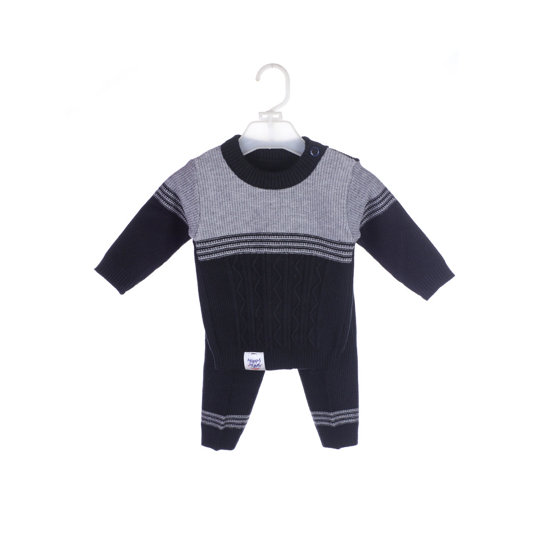 Soft Woolen Two-Piece Set for Baby Boys
