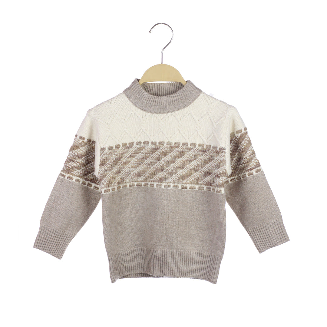 BOY'S WINTER RABBIT WOOL SWEATER