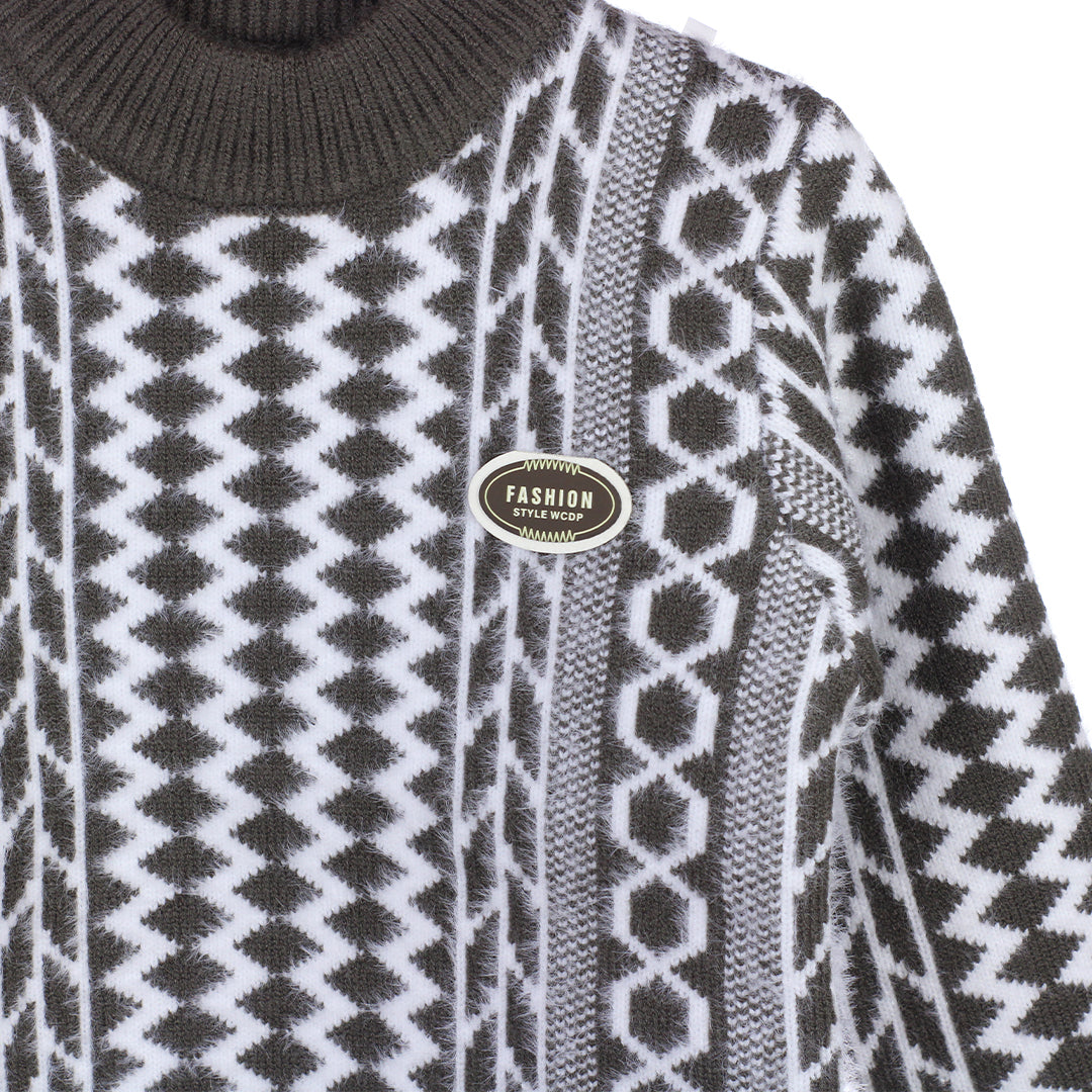 BOY'S WINTER RABBIT WOOL SWEATER