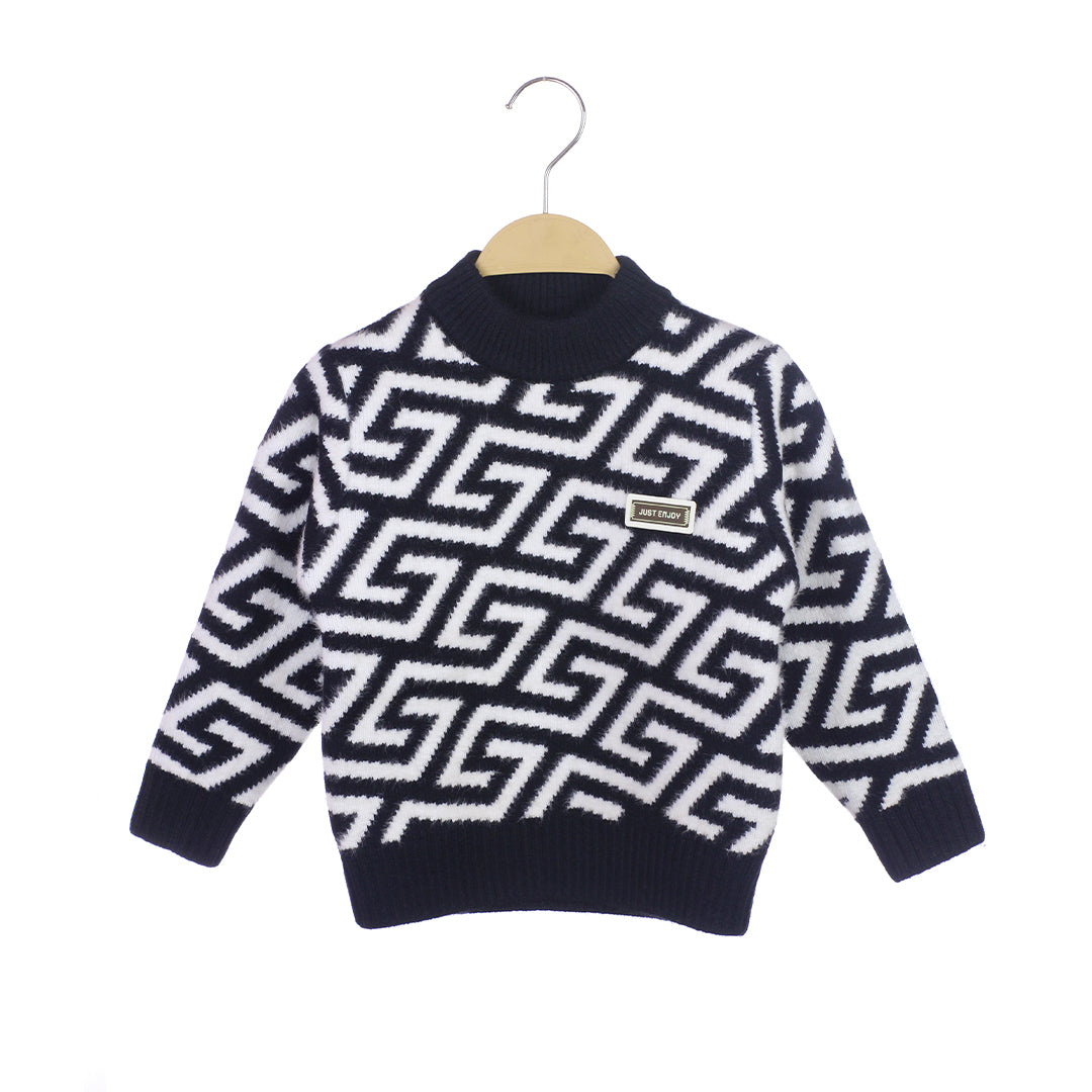 BOY'S WINTER RABBIT WOOL SWEATER