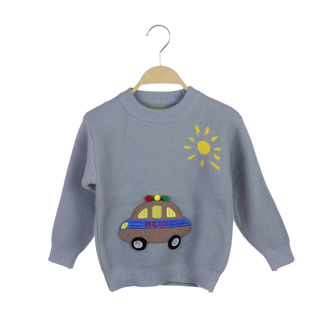 BOY'S WINTER RABBIT WOOL SWEATER