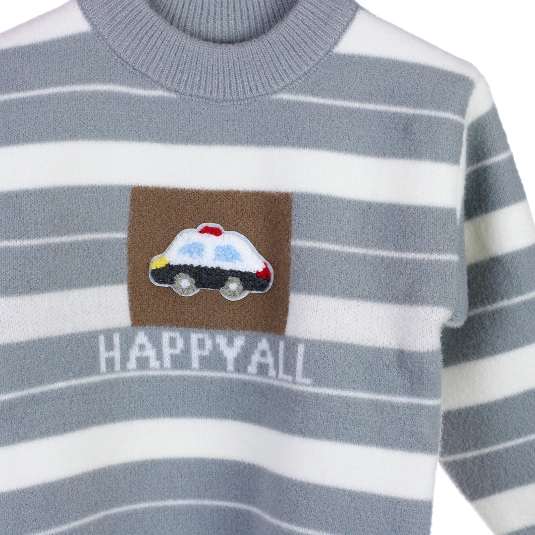 BOY'S WINTER RABBIT WOOL SWEATER