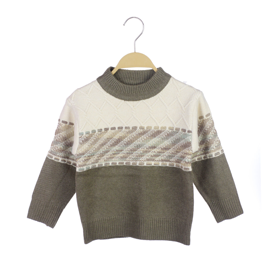 BOY'S WINTER RABBIT WOOL SWEATER