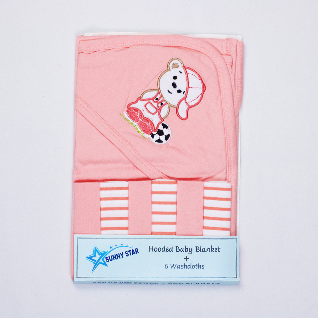 BABY WRAPPING SHEET & FACE TOWEL SET