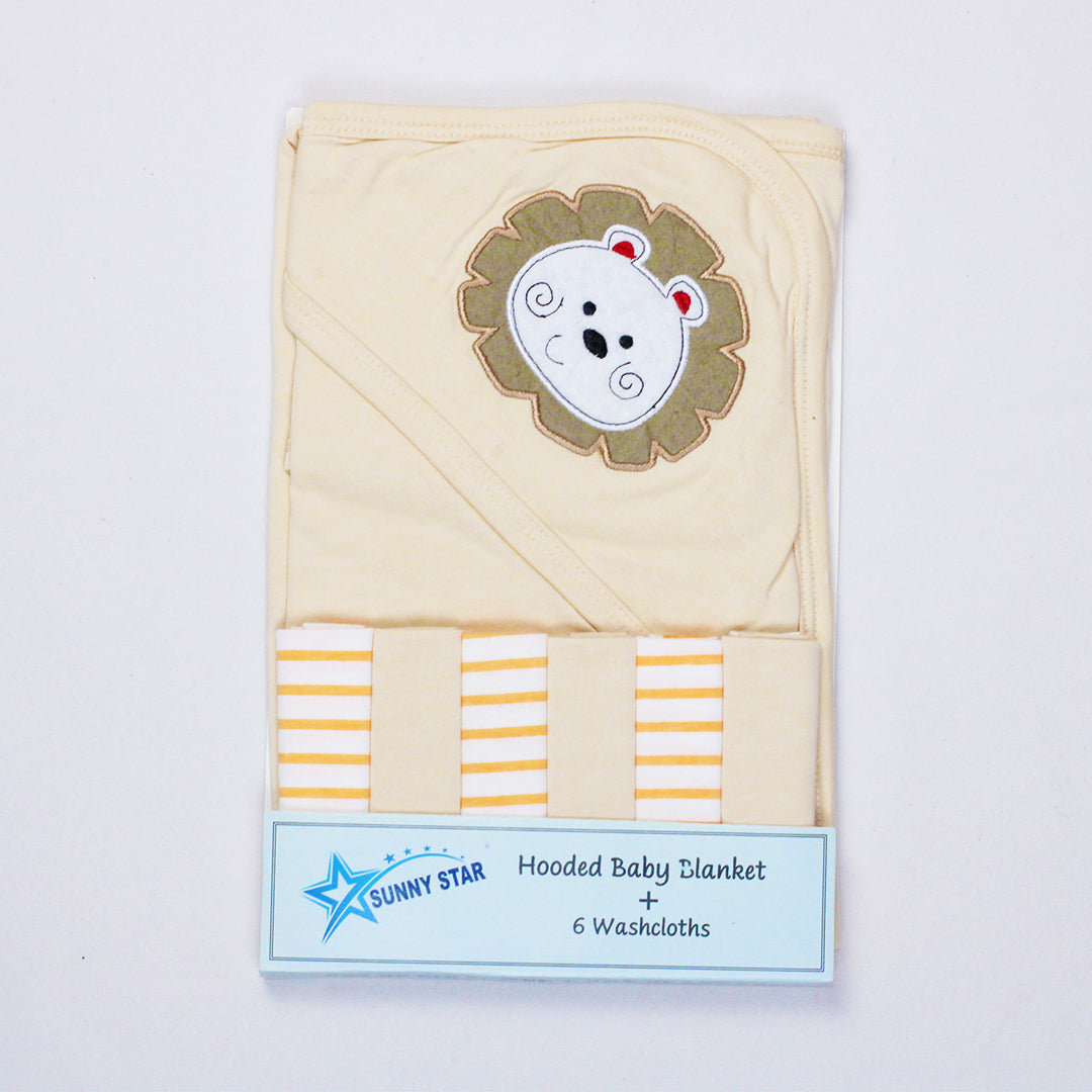 BABY WRAPPING SHEET & FACE TOWEL SET