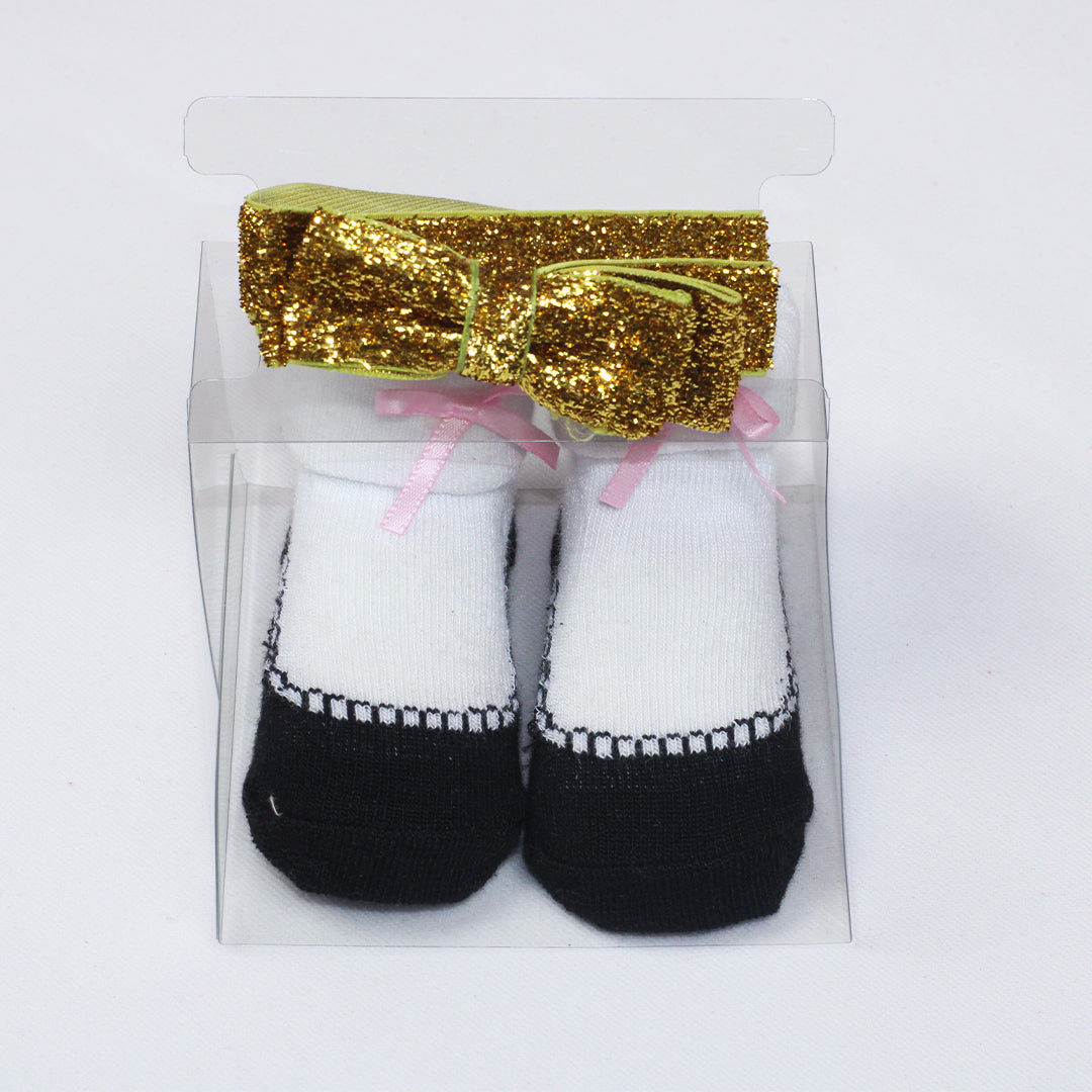 HEADBAND AND BOOTIES SET