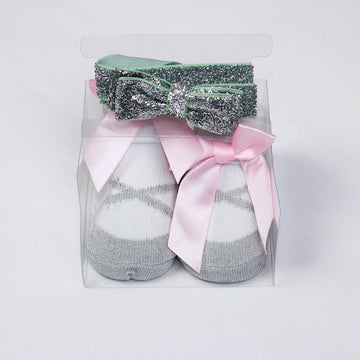 HEADBAND AND BOOTIES SET